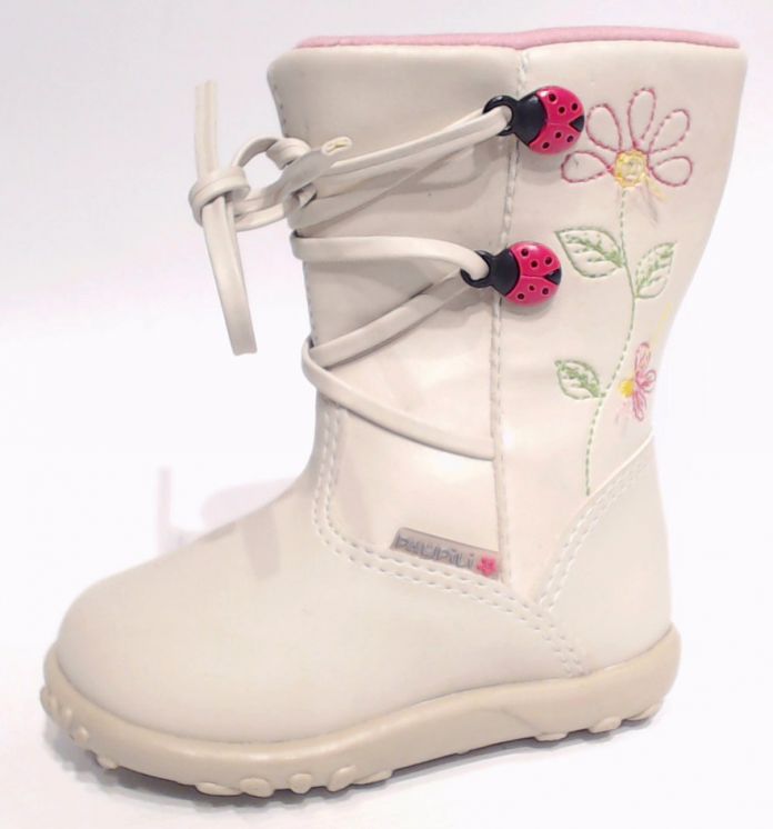 Bota Arco Iris Bordada Cuerina Vaquitas de San Antonio