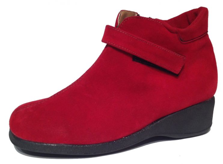 Bota Corta Gamuza Velcro