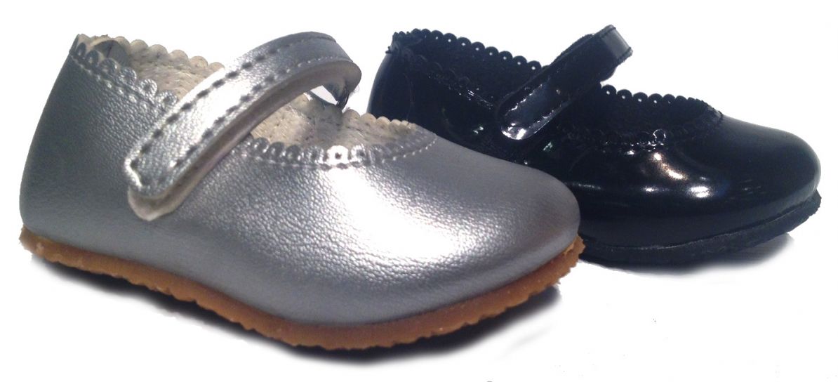 Guillermina Balerina con Velcro Tipo Badana Cuero