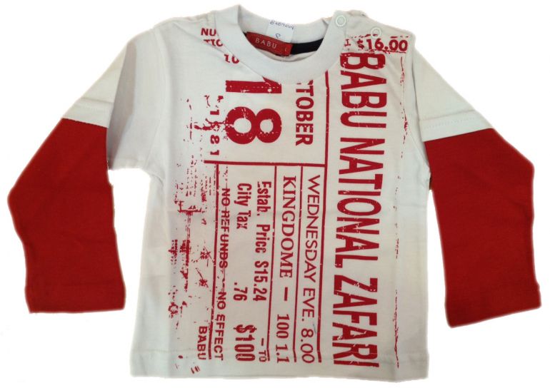 Remera Manga Larga Estampada