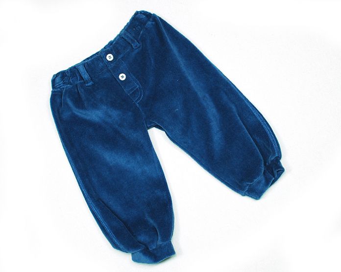 Pantalon de plush con botones de bebe