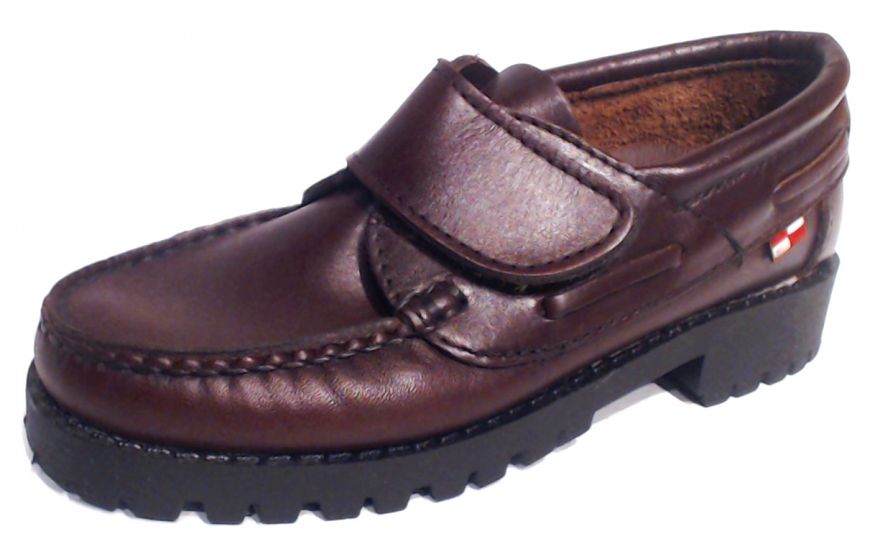 Zapato Colegial con Velcro Canadiense