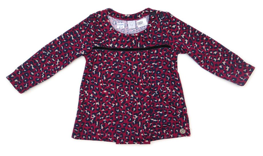 remera de bebe manga larga estampada