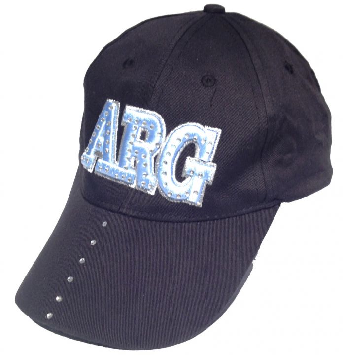Gorro Cap con Visera Argentina Strass Regulable