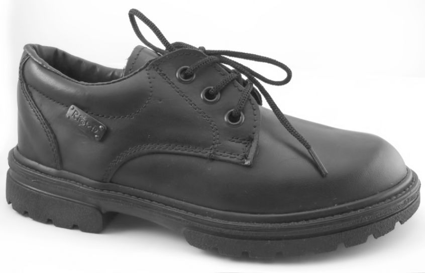 Zapato cordon mango cuero colegial