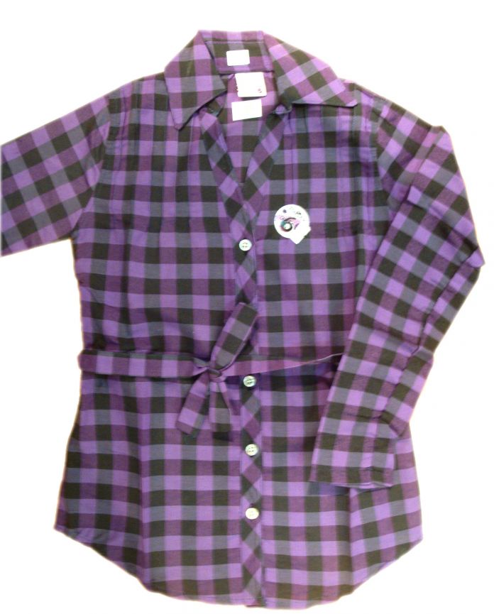 Camisa Poplin Escocesa Manga Larga