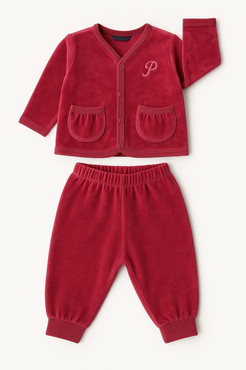 Conjunto Plush Saquito Pantalon Sin Pie