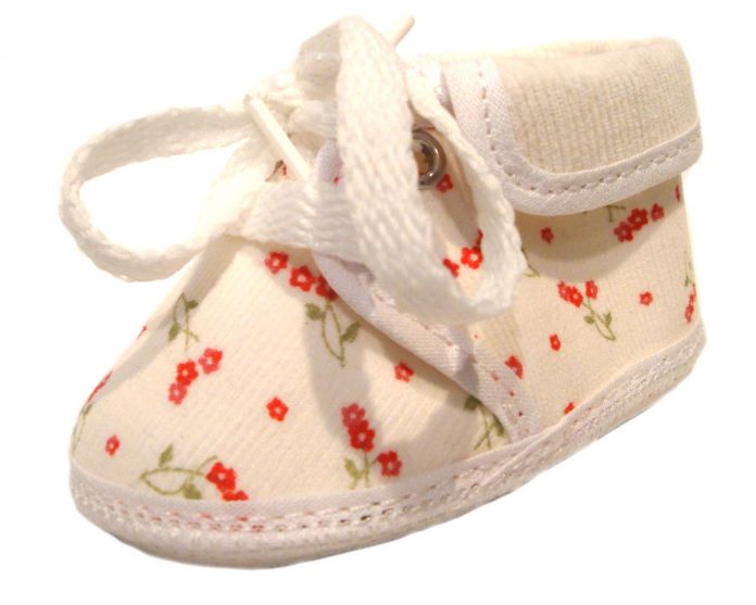 Botita sin Base Corderoy Liso Estampada