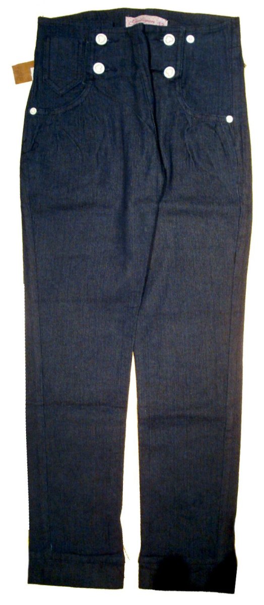 Pantalon jean nena botones con corazon