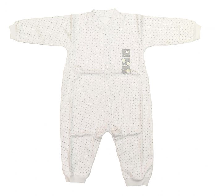 Enterito Manga Larga Sin Pie Estampado Lunares