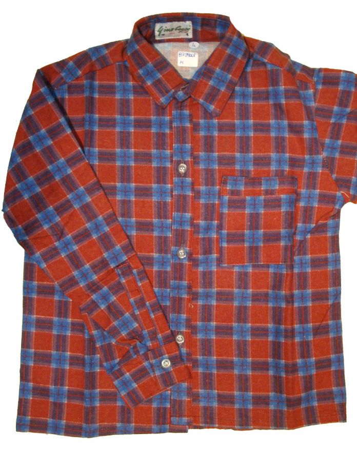 Camisa camiso Escocesa Manga Larga