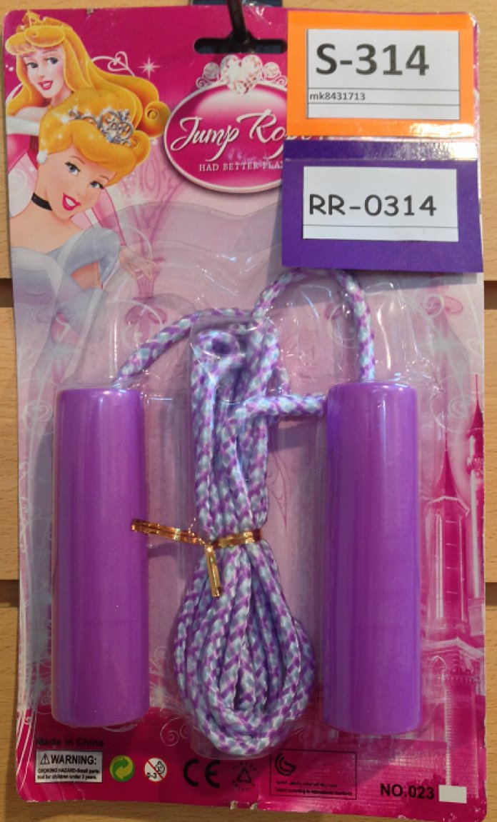 Soga de Saltar de Princesas Jump Rope con mangos de plasttico