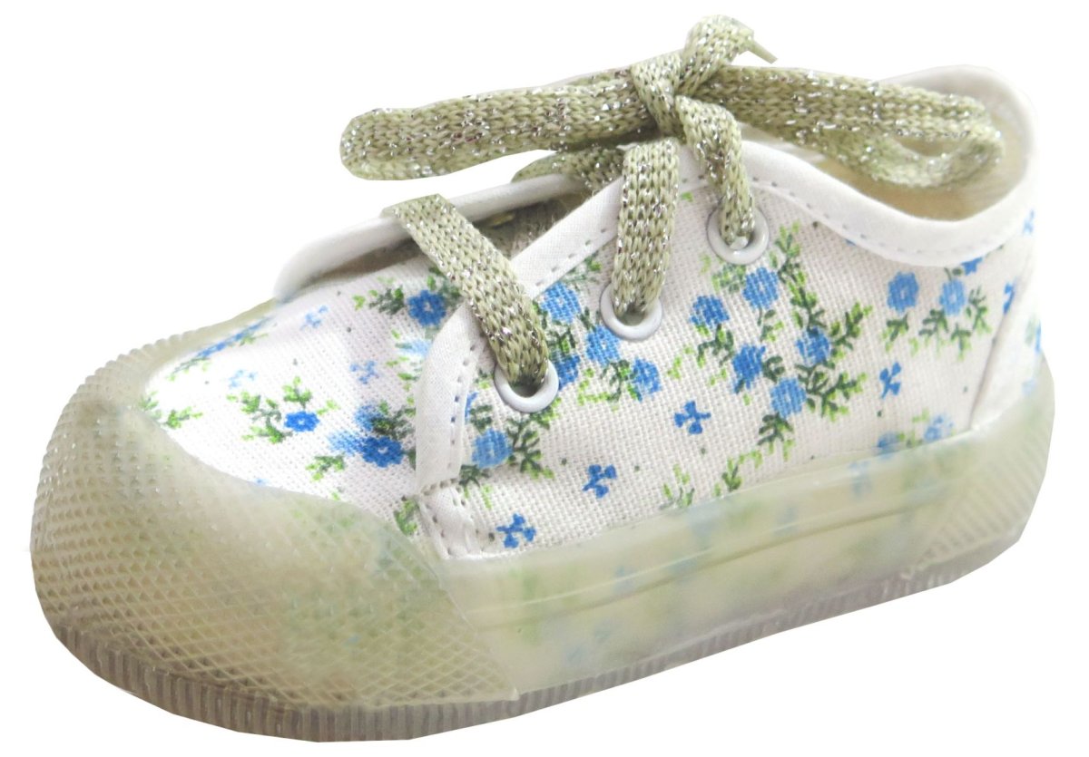 Zapatilla Cordon Estampada Floreada