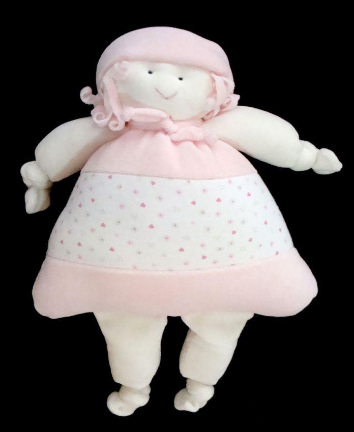 Muñeca de Peluche con cuerpo en forma de triangulo