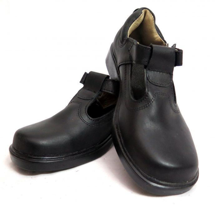 Zapato Colegial Guillermina Con Velcro