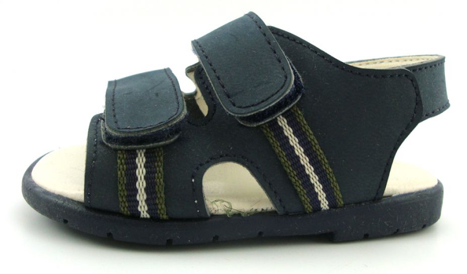 Sandalia de Nobuk con Doble Velcro