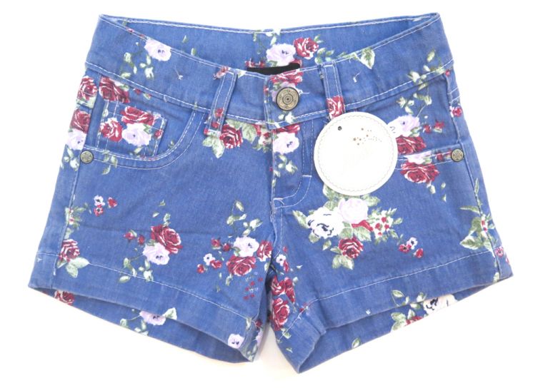 Short de Jean Stampado Florada