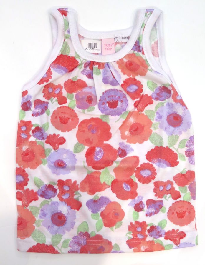 Musculosa Estampada Flores Floreada Florcitas