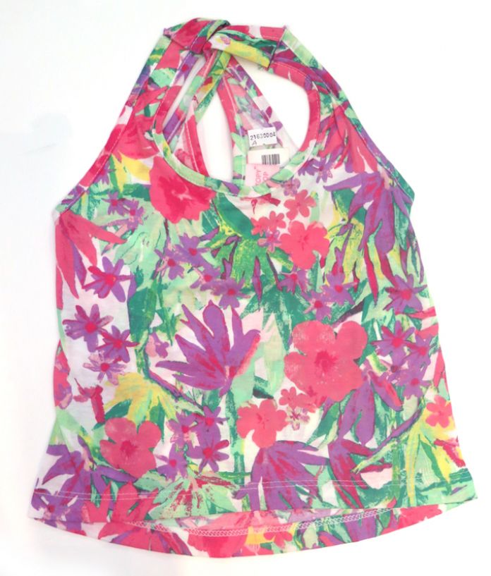 Remera Musculosa Estampada Cruzada