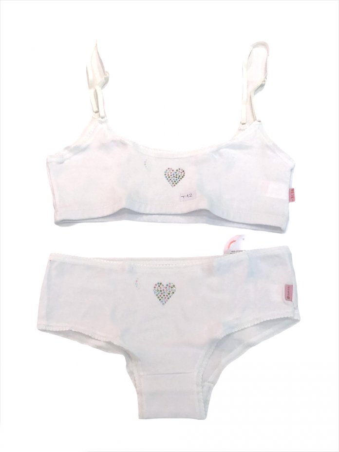 Conjunto Bombacha Y Corpiño Con Tachas