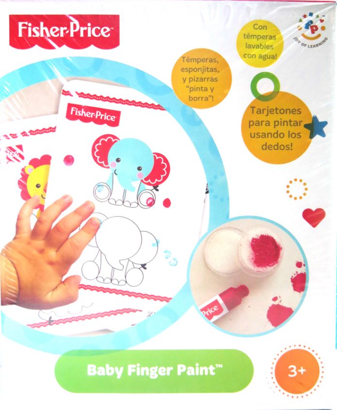Fisher Price BABY FINGER PAINT - Kit para dibujar con las manos