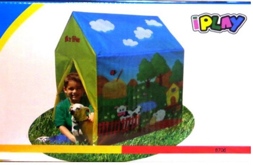 Casita Para armar con bastones (Palitos) PVC Motivo Granja