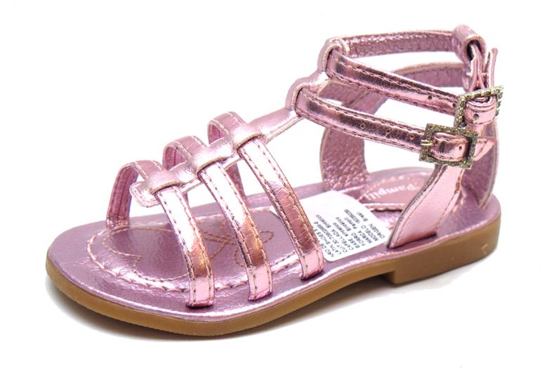 Sandalia De Tiras Con Doble  Hebilla Laia Sand