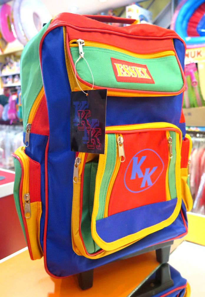 Mochila Essex Multicolor Con Carro 40 cm.-