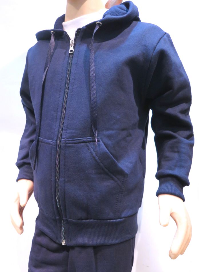 Campera Con Capucha de Friza Colegial