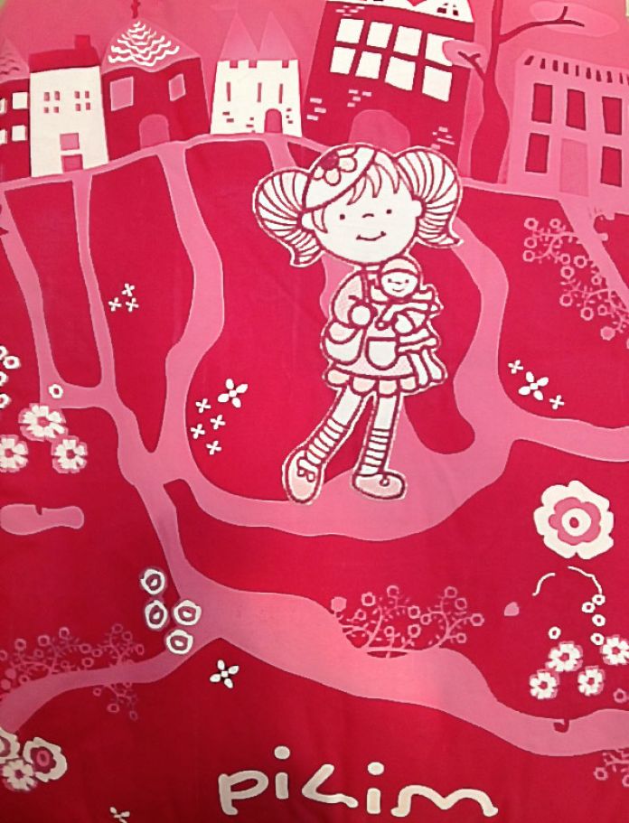 Acolchado Chichonera  Cuna  Niña c/ Muñeca