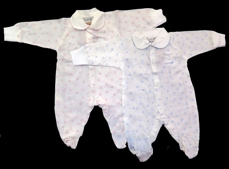 Enterito Mangas Largas Con Pie Cuello Baby