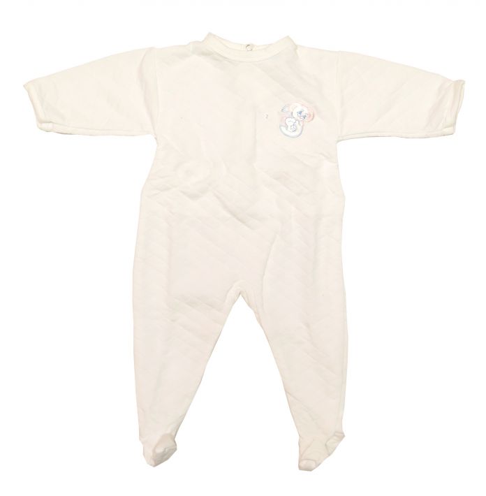 Enterito Matelase Pierna Larga con Pie / Mangas Largas