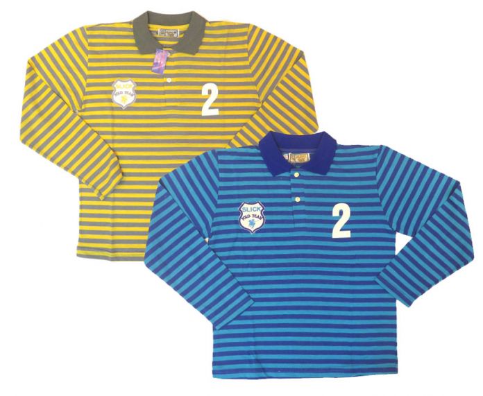 Chomba Mangas Largas Polo Team - Rayada