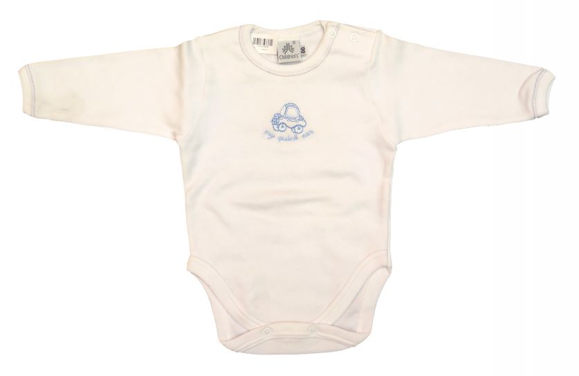 Body Manga Larga Con Bordado