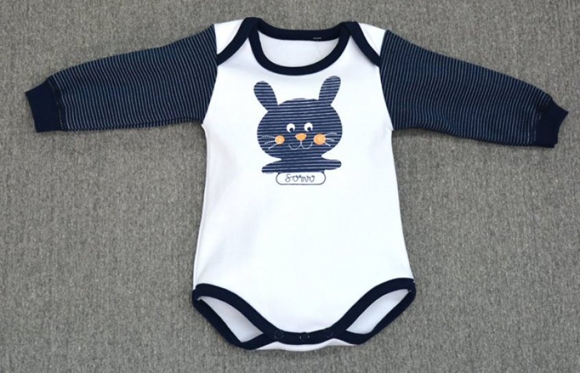 Body Manga Larga Combinado de Varon