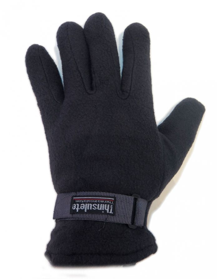 Guantes de Polar con Abrojo Velcro