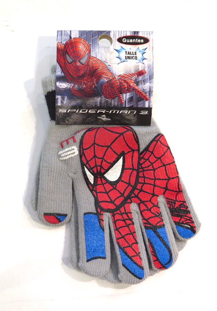 los guantes del hombre araña