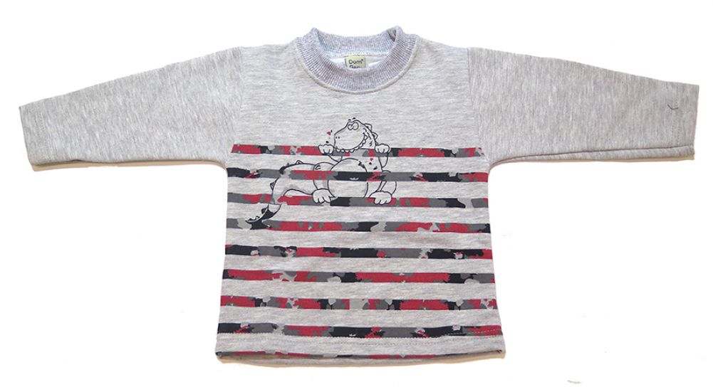 Buzo Frizado con Friza Estampado Dinosaurio