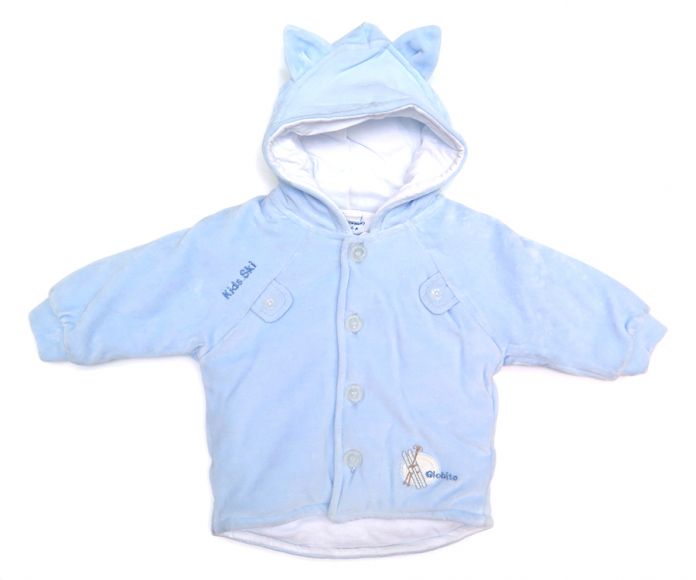 Campera de Plush con guata Bordada - Capucha con Orejitas