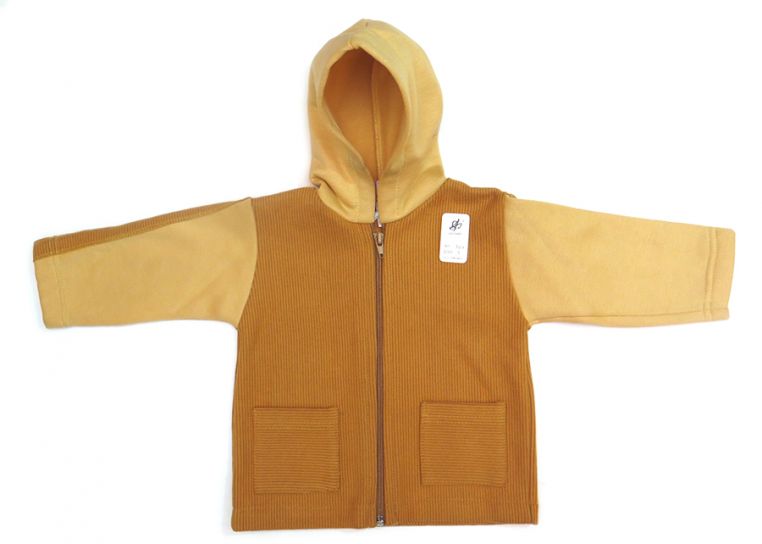 Campera con Capucha - Friza / Corderoy - con Cierre