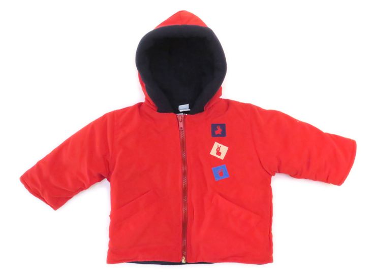 Campera con Capucha - Interior en Polar -