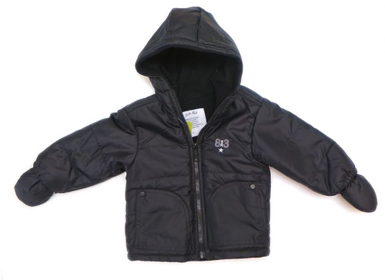 Campera con Capucha - Interior en Polar - Incluye Mitones