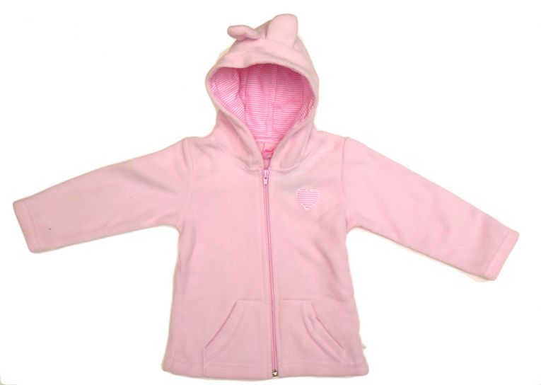 Campera Polar con Capucha Orejitas