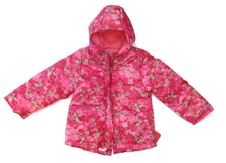 campera de nena estampada con flores
