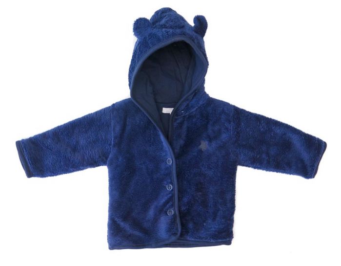 Saco Campera Simil Piel con Botones