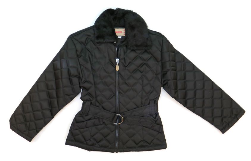 Tapado / Campera Matelasse con Cinturon - Con Cierre