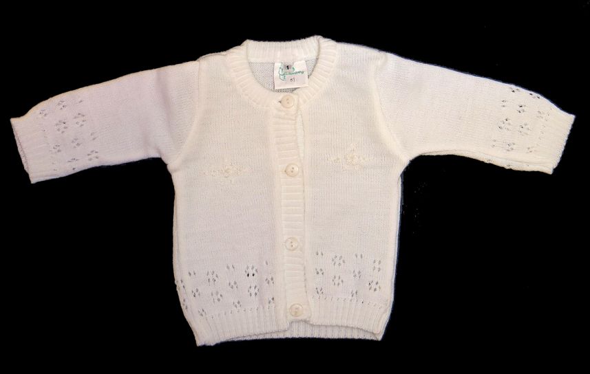 saco de cashmilon bordado de nena