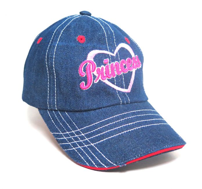 Gorro Cap Jean - Bordado "Princess"