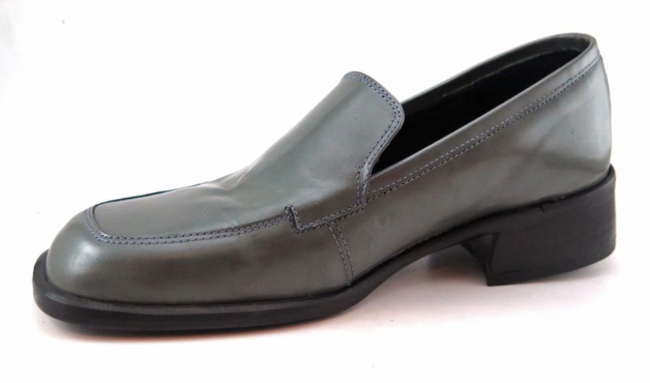 Zapato Mocasin Liso Con Taco