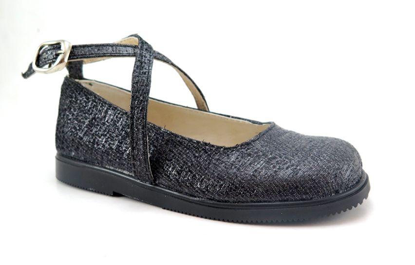 Balerina Con Pulsera Cruzada y Hebilla